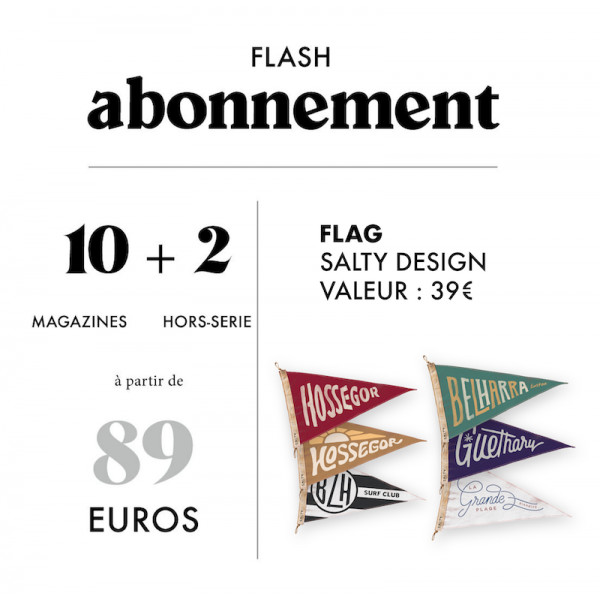 Abonnement Flag Salty Design 10 magazines + 2 hors-séries Abonnement Flag Salty Design 10 magazines + 2 hors-séries