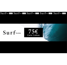 Carte cadeau 75€ - Surf Session