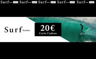 
			                        			Carte cadeau 20€ - Surf Session
