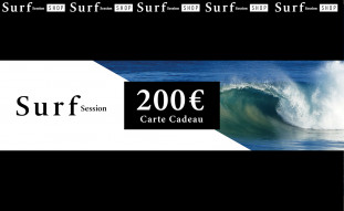 
			                        			Carte cadeau 200€ - Surf Session