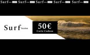
			                        			Carte cadeau 50€ - Surf Session